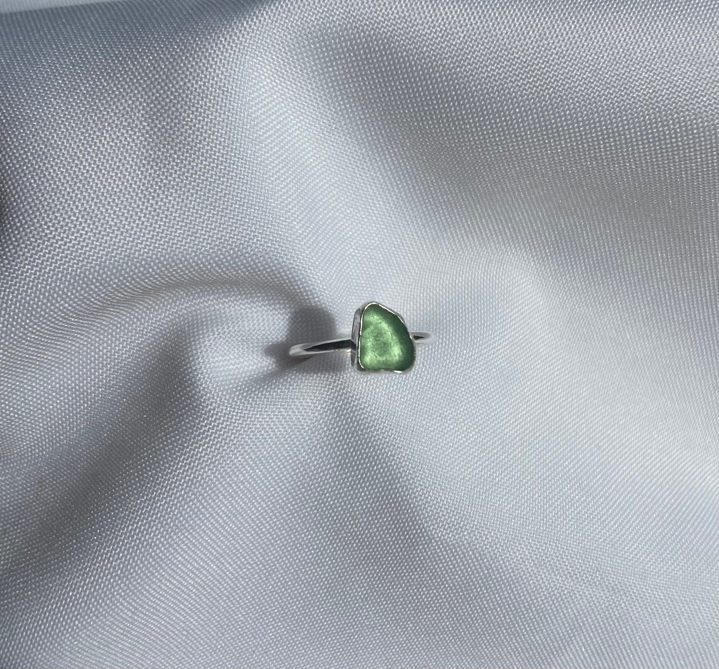 Aqua Sea-glass Ring