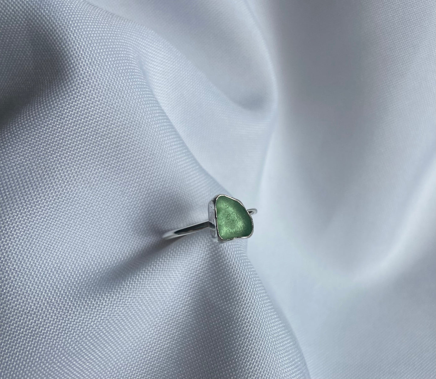 Aqua Sea-glass Ring