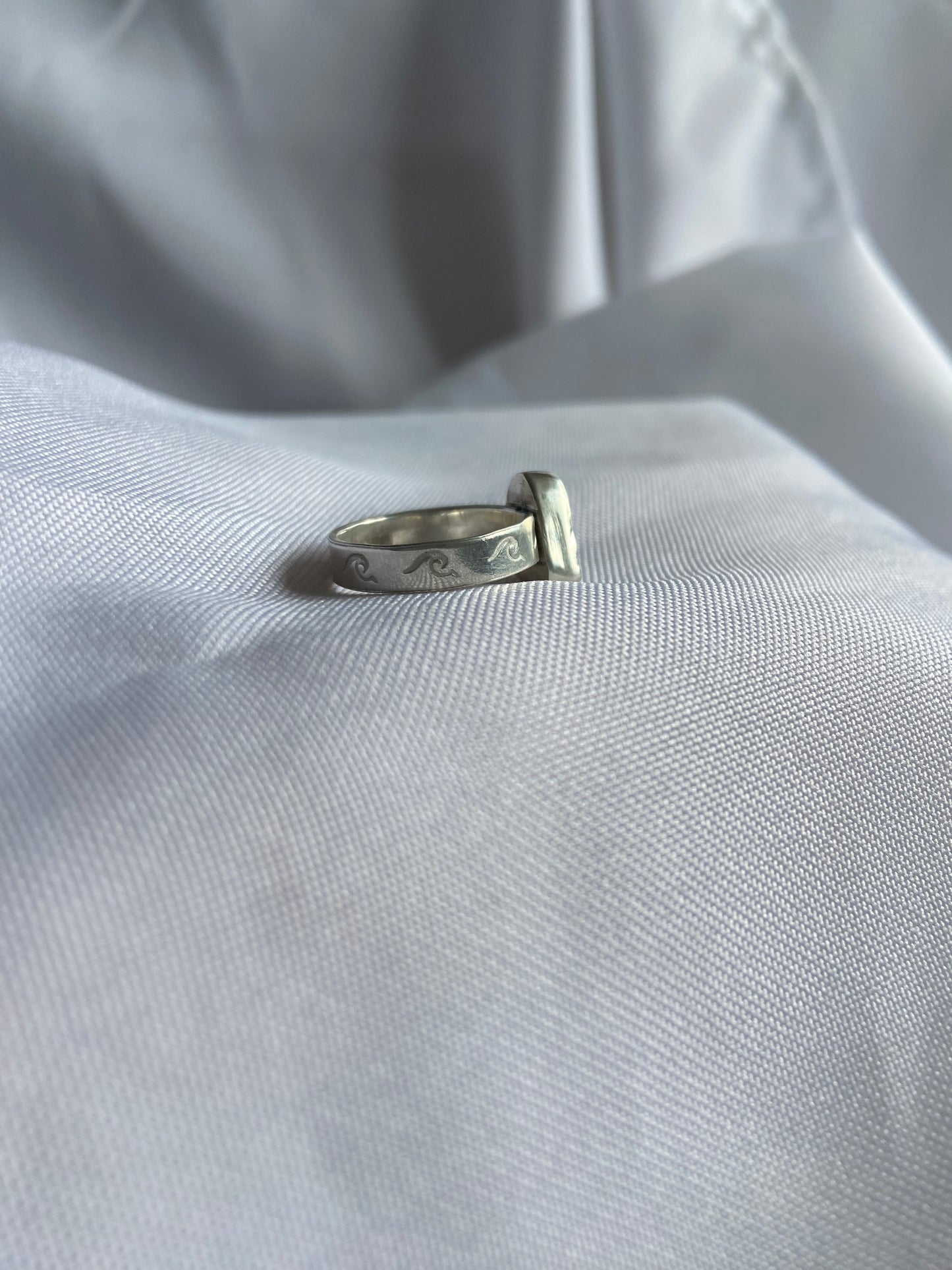 Wave Embellished Ring