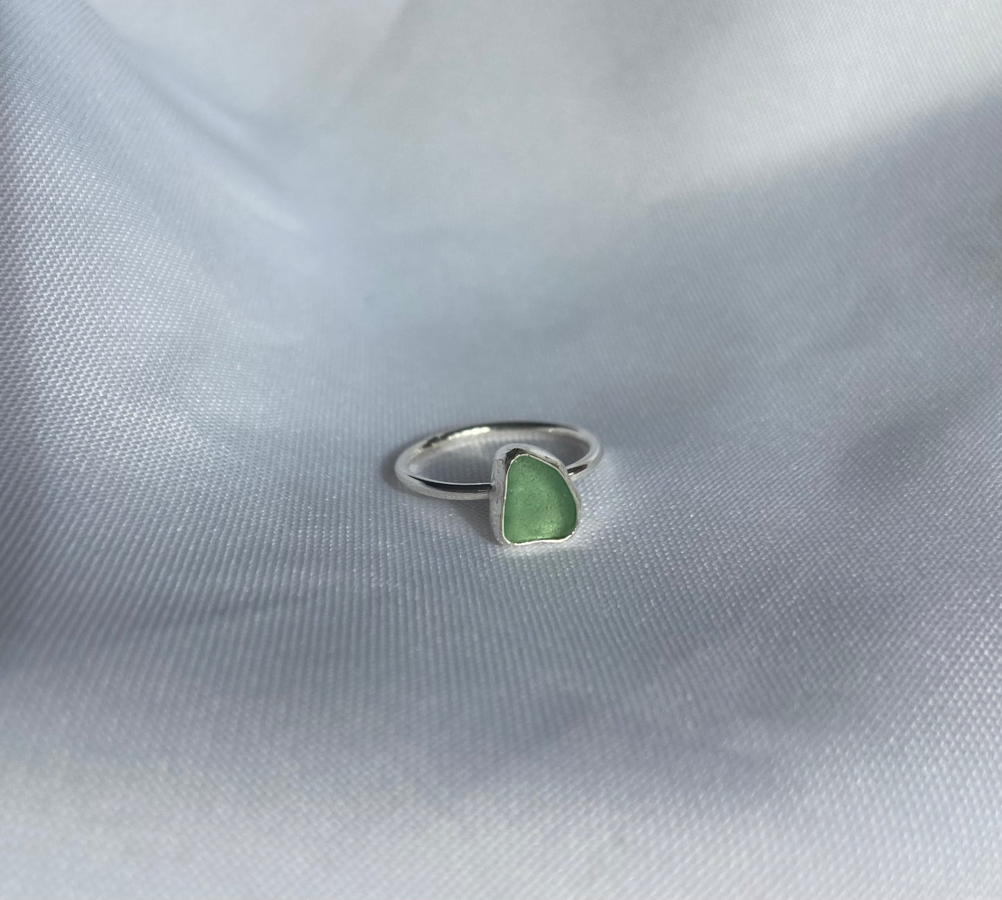 Aqua Sea-glass Ring