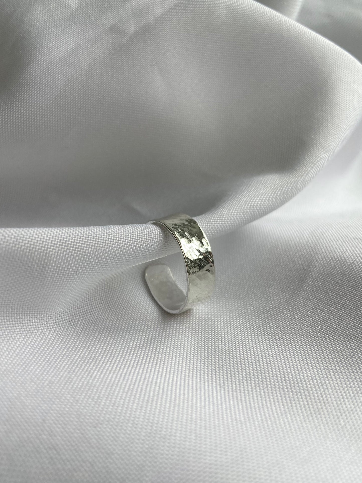 Adjustable Hammered Ring