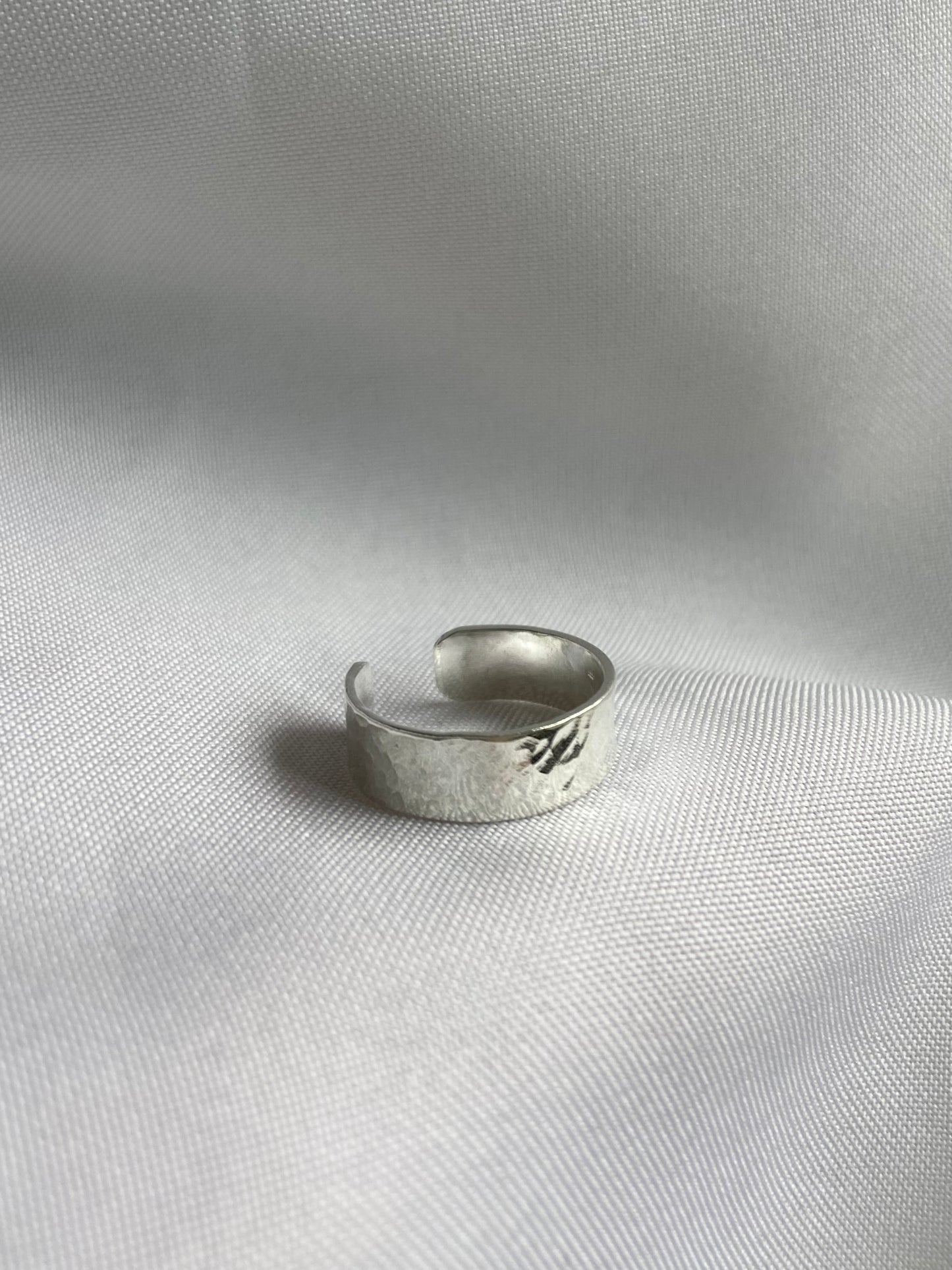 Adjustable Hammered Ring