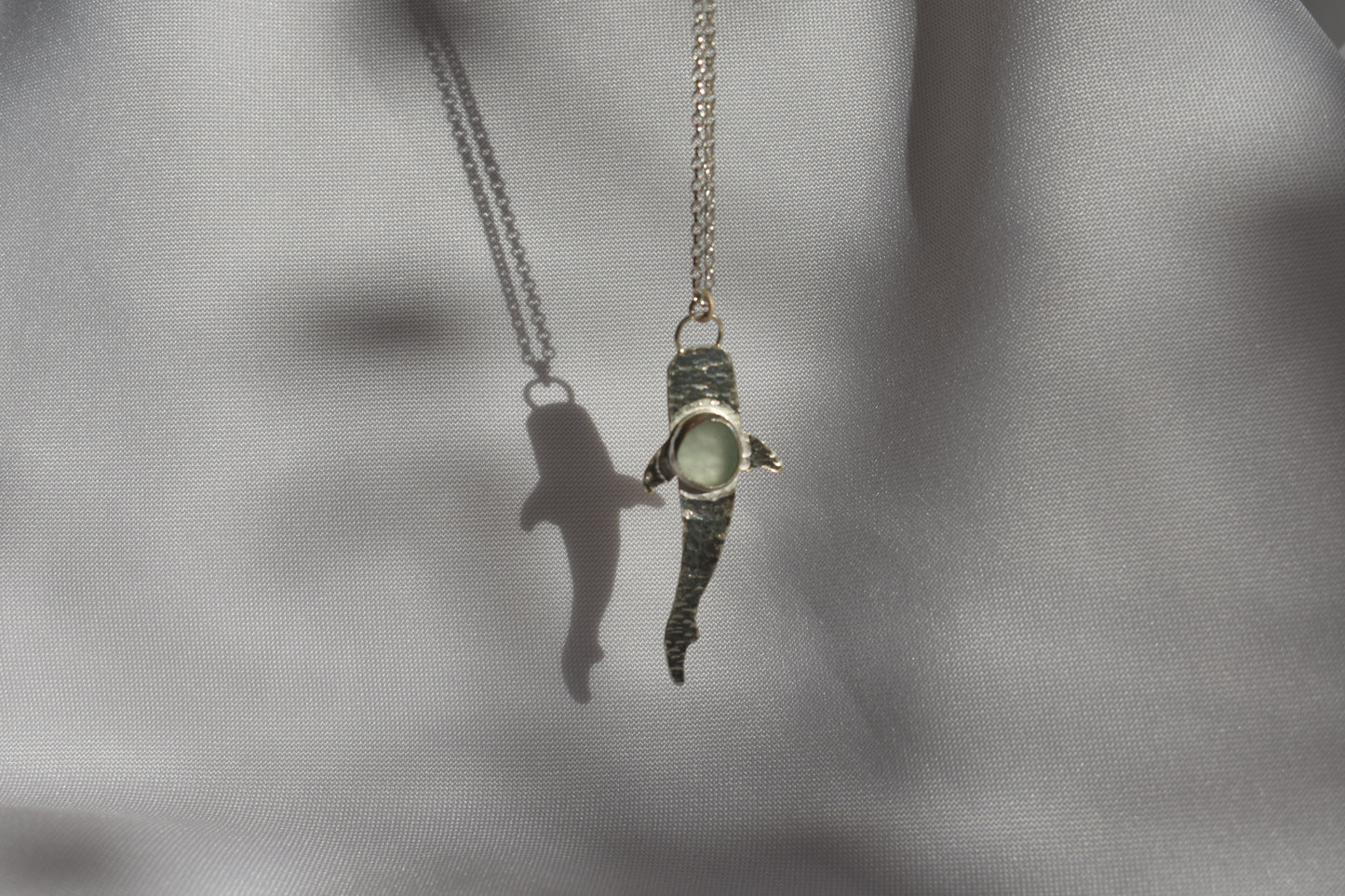 Sea-glass Whale Shark Necklace