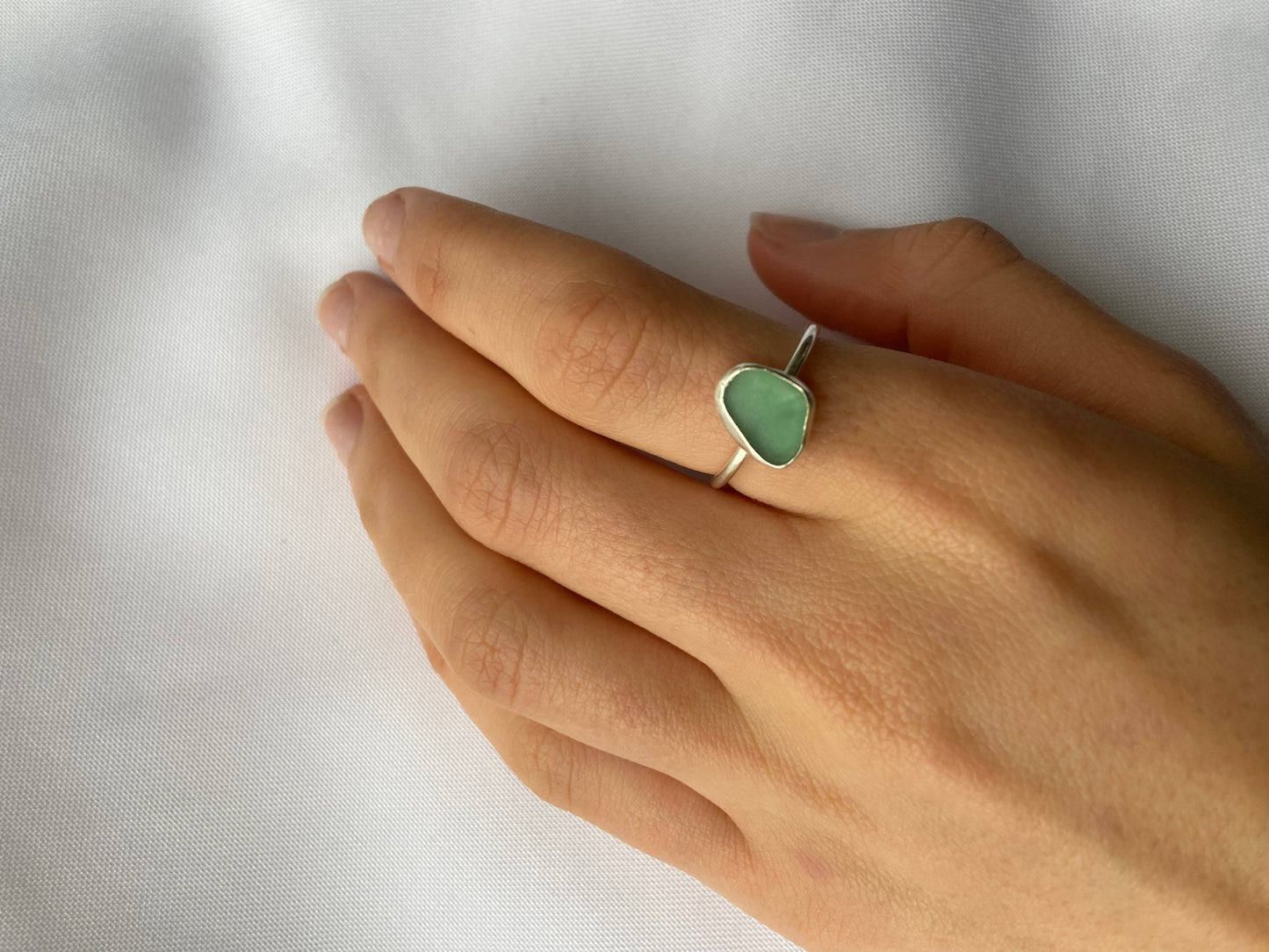 Turquoise Sea-glass Ring