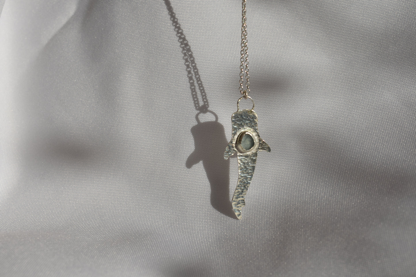 Sea-glass Whale Shark Necklace