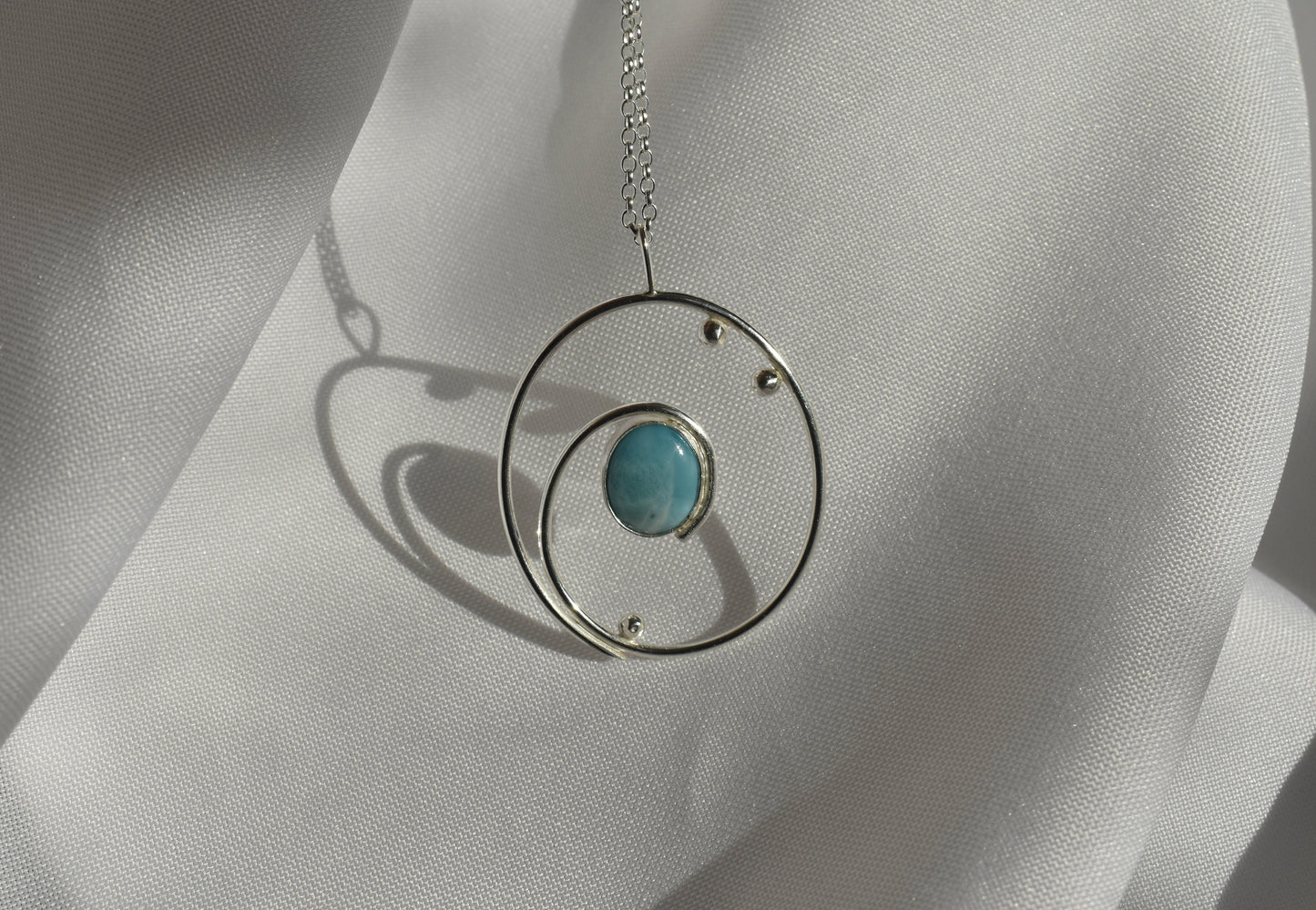 Larimar Tidal Pool Necklace