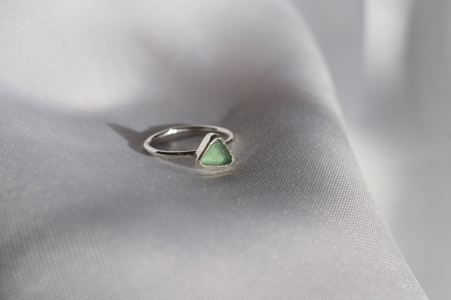 Aqua Sea-glass Ring