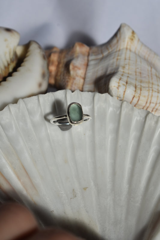 Turquoise Sea-glass Ring