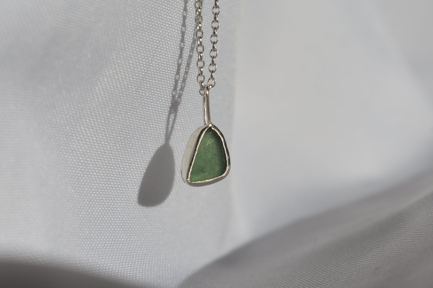 Green Sea-glass Necklace