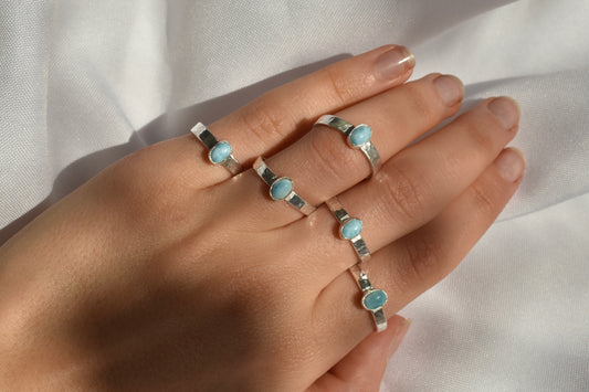 Larimar Ring