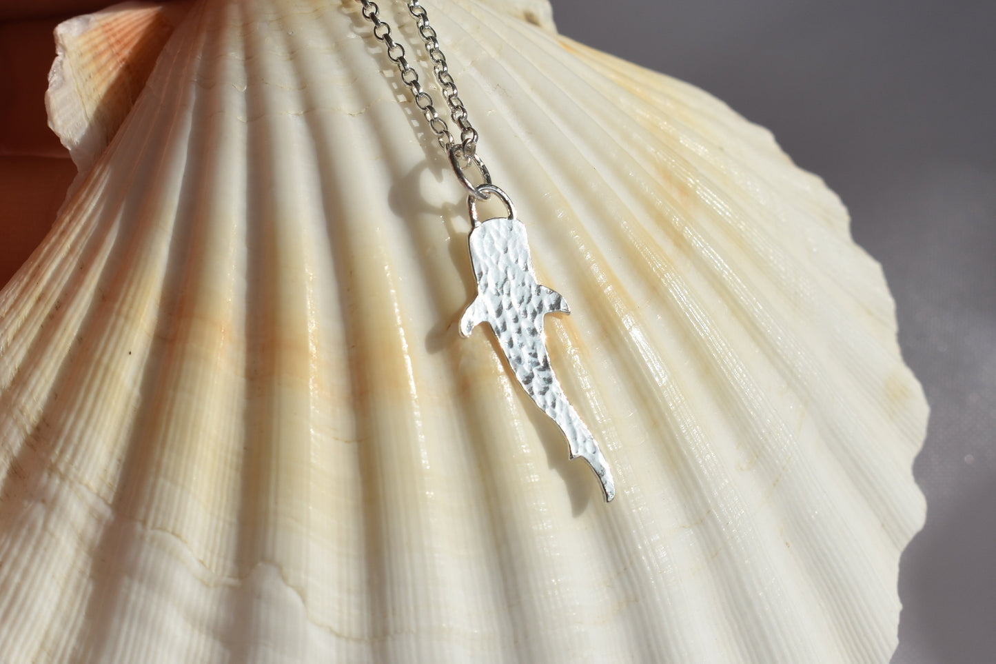 Silver Whale Shark Necklace
