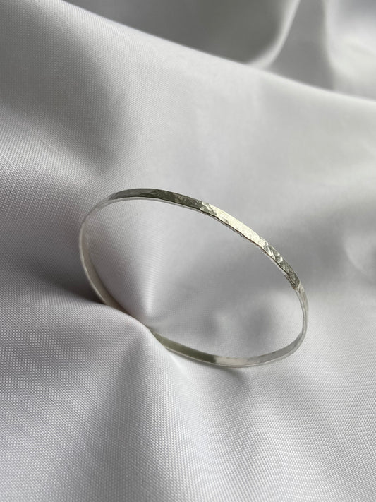 Hammered Ripple Bangle
