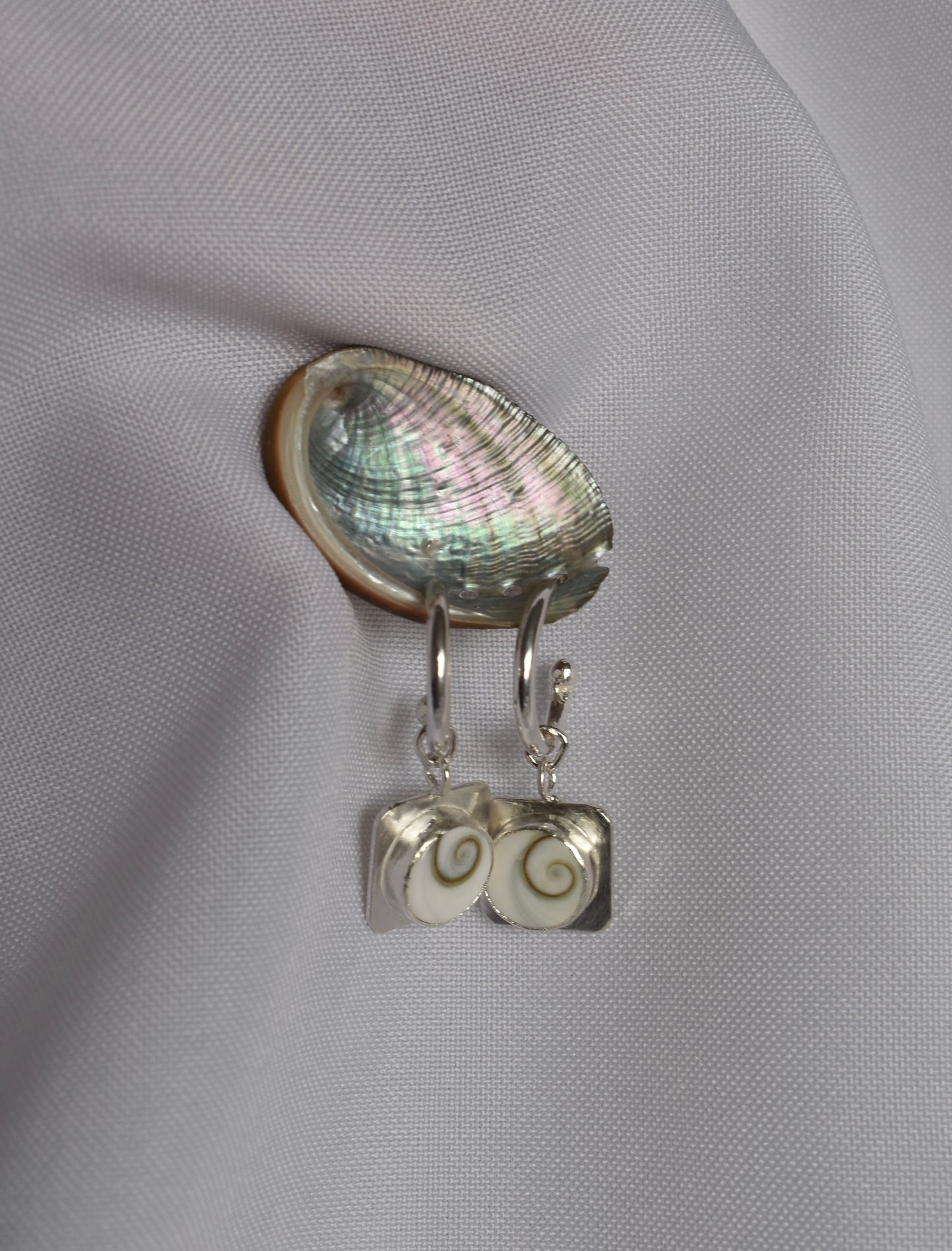 Shiva shell earrings