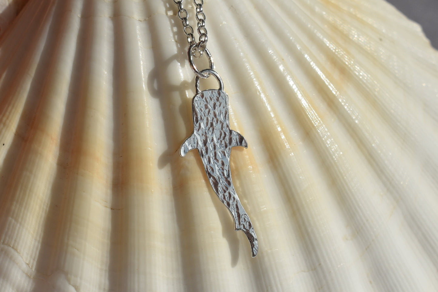 Silver Whale Shark Necklace