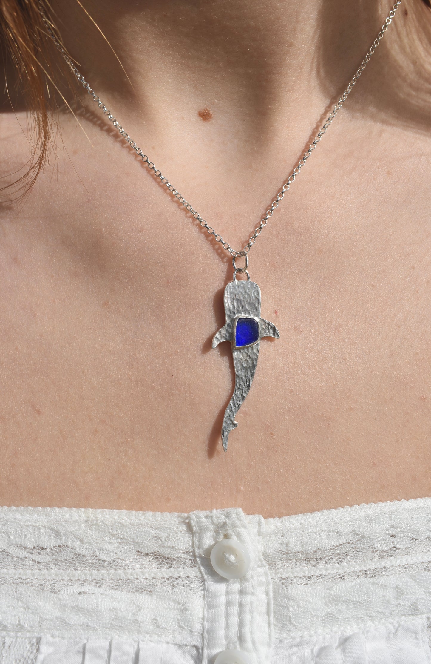 Blue Whale Shark Pendant