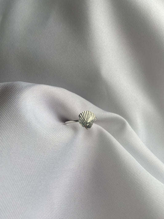 Silver Seashell Ring
