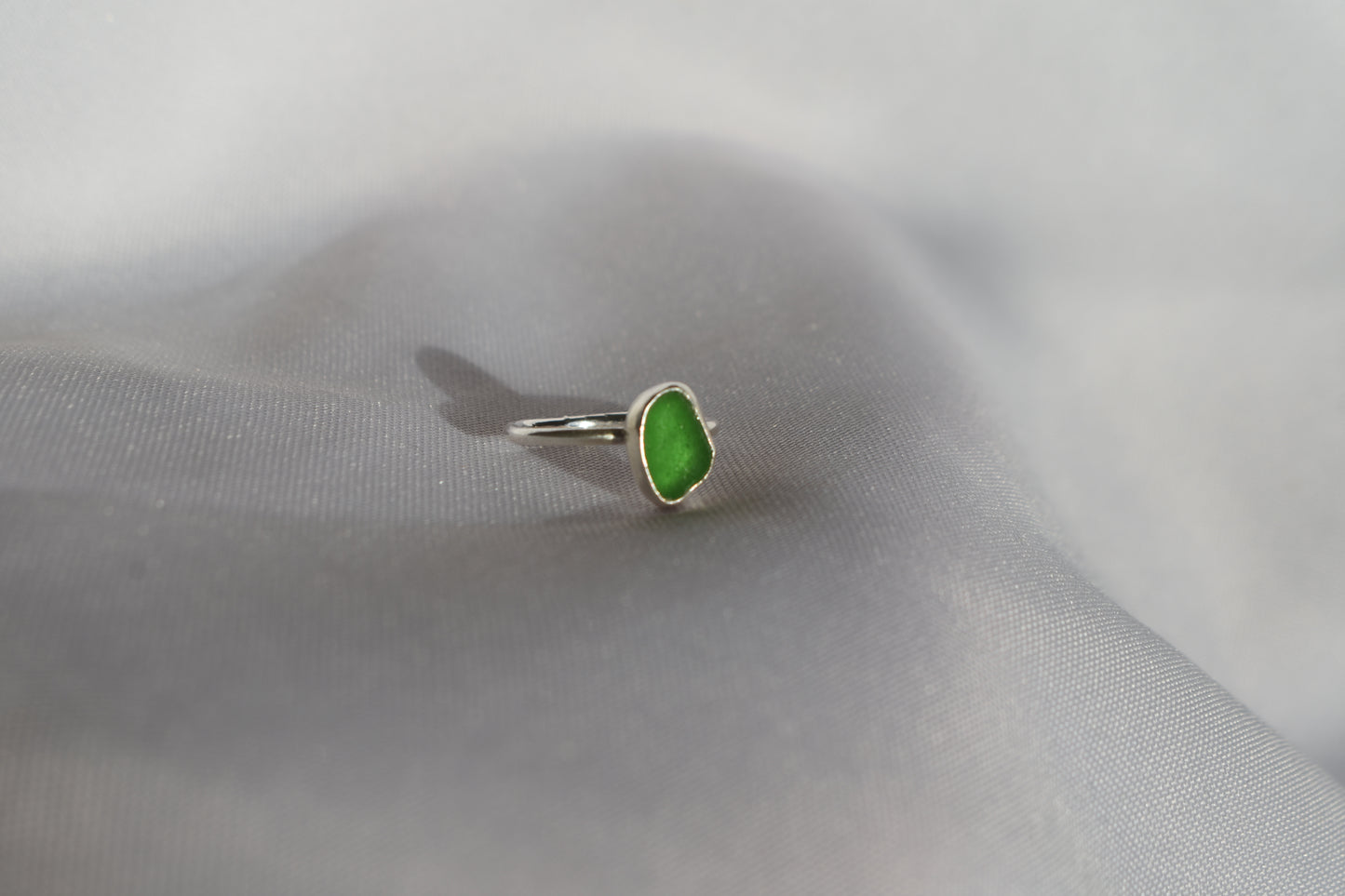 Green Sea-glass Ring
