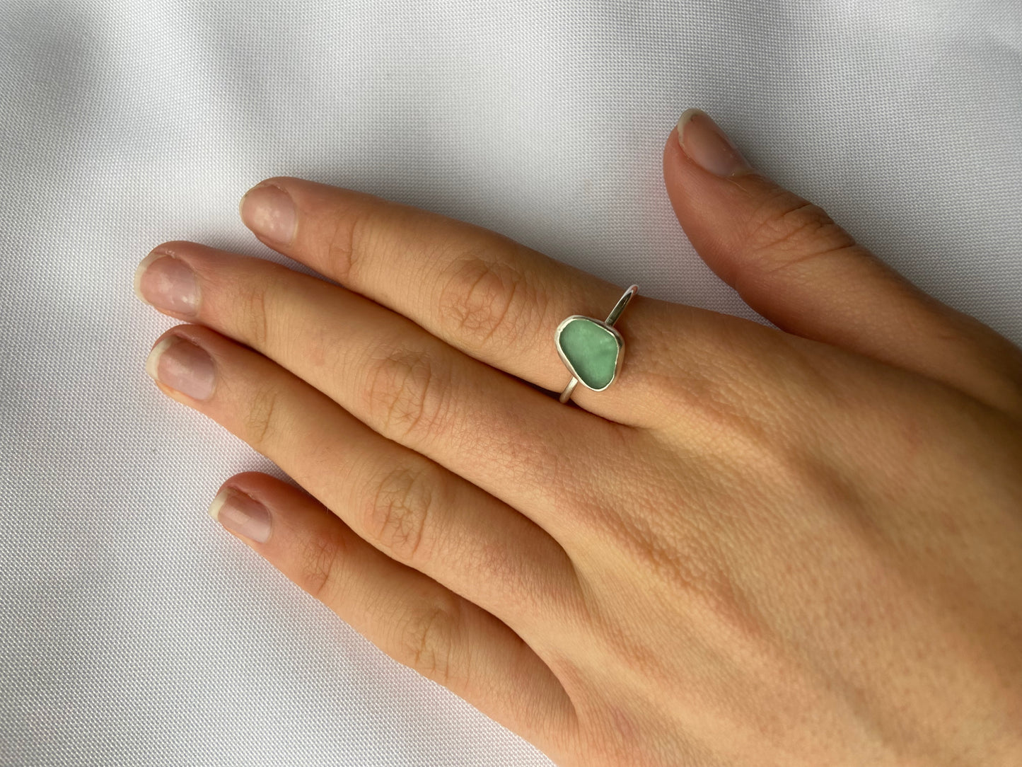 Turquoise Sea-glass Ring