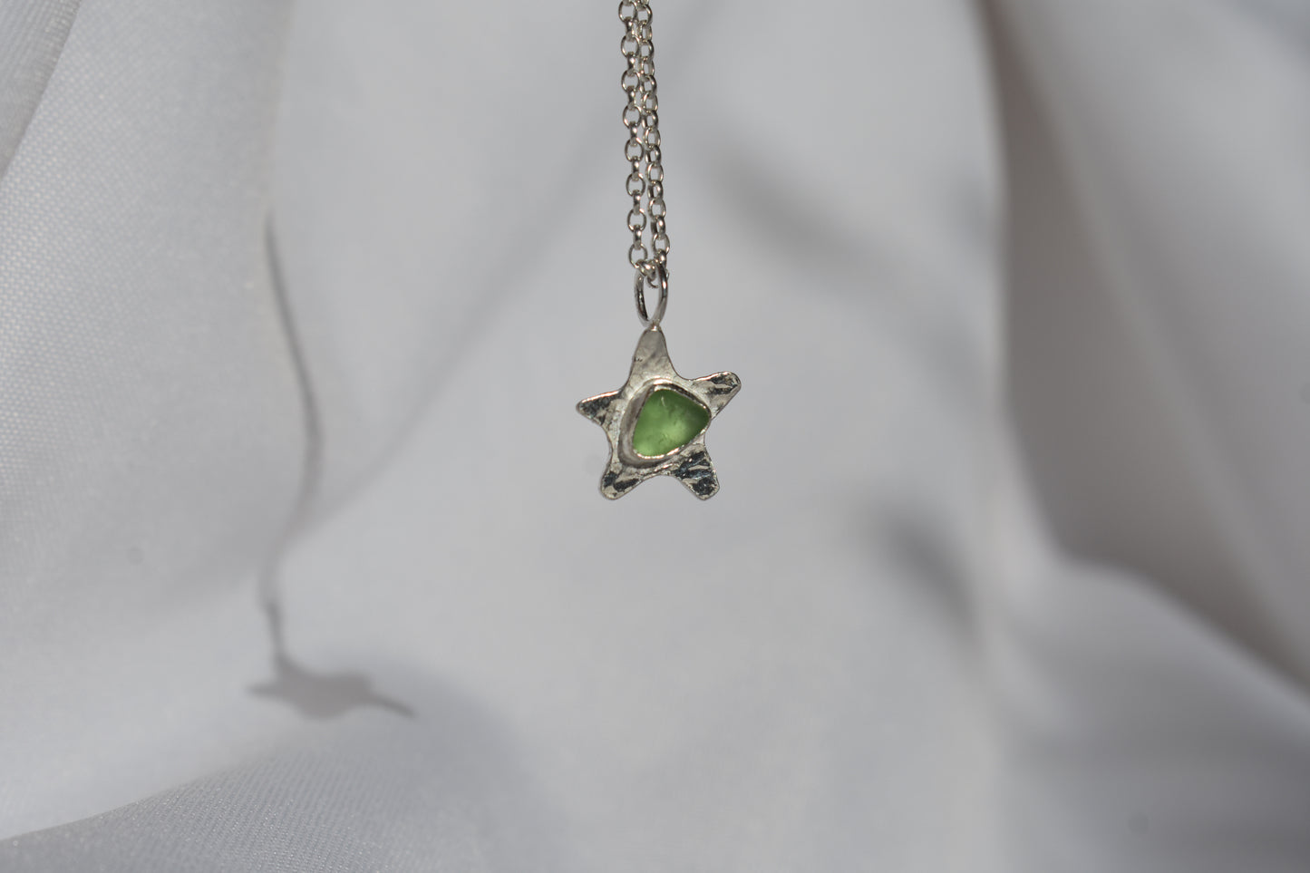 Sea-glass Starfish Pendant
