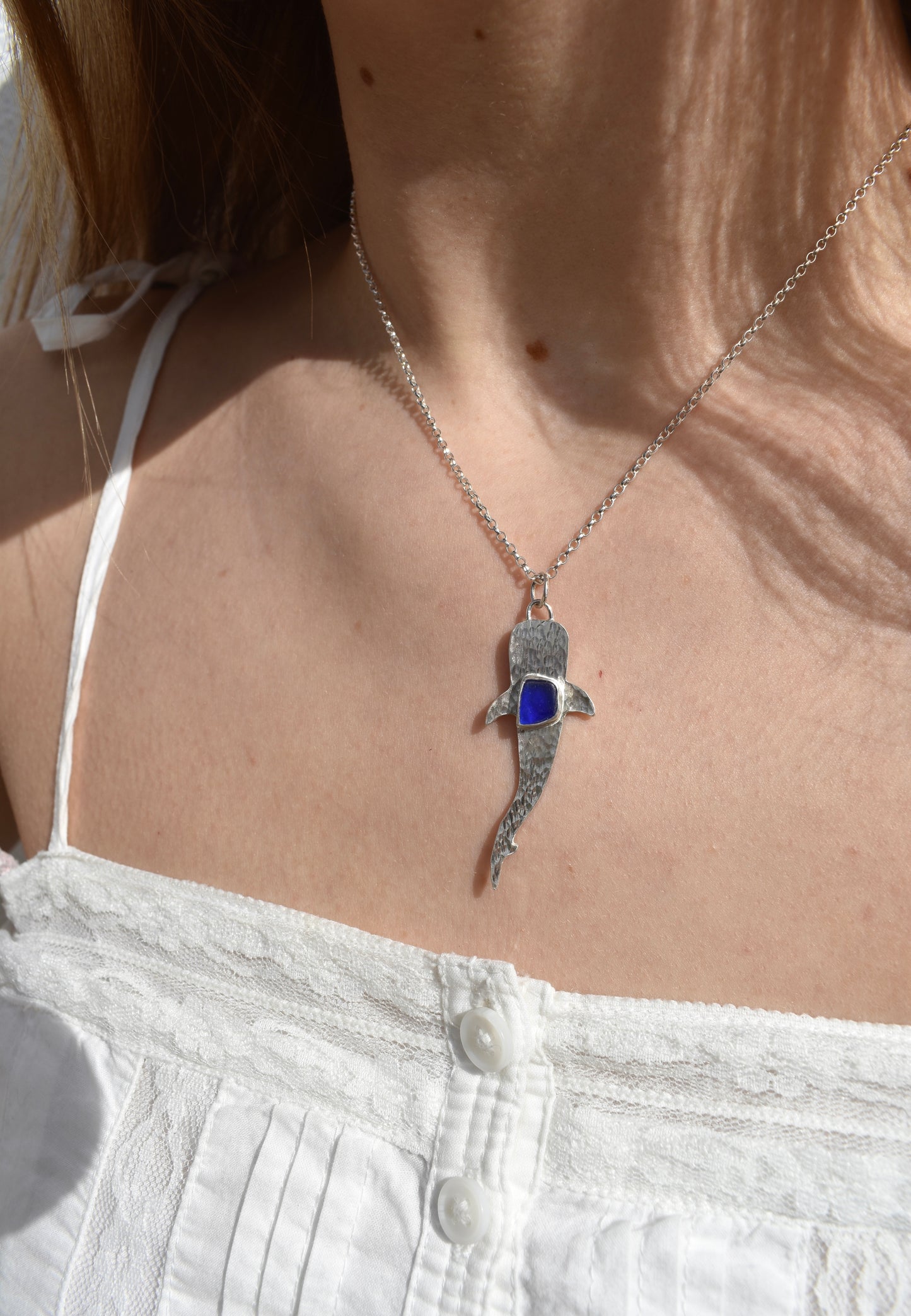 Blue Whale Shark Pendant