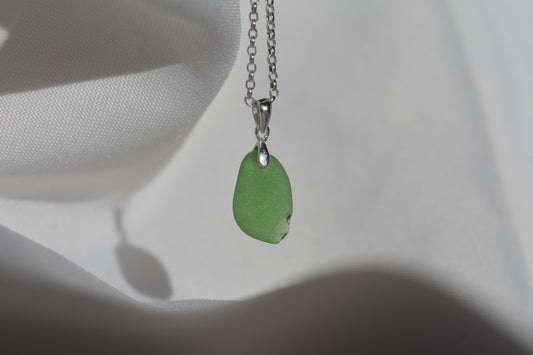 Green Sea-glass Necklace