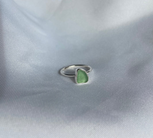 Aqua Sea-glass Ring