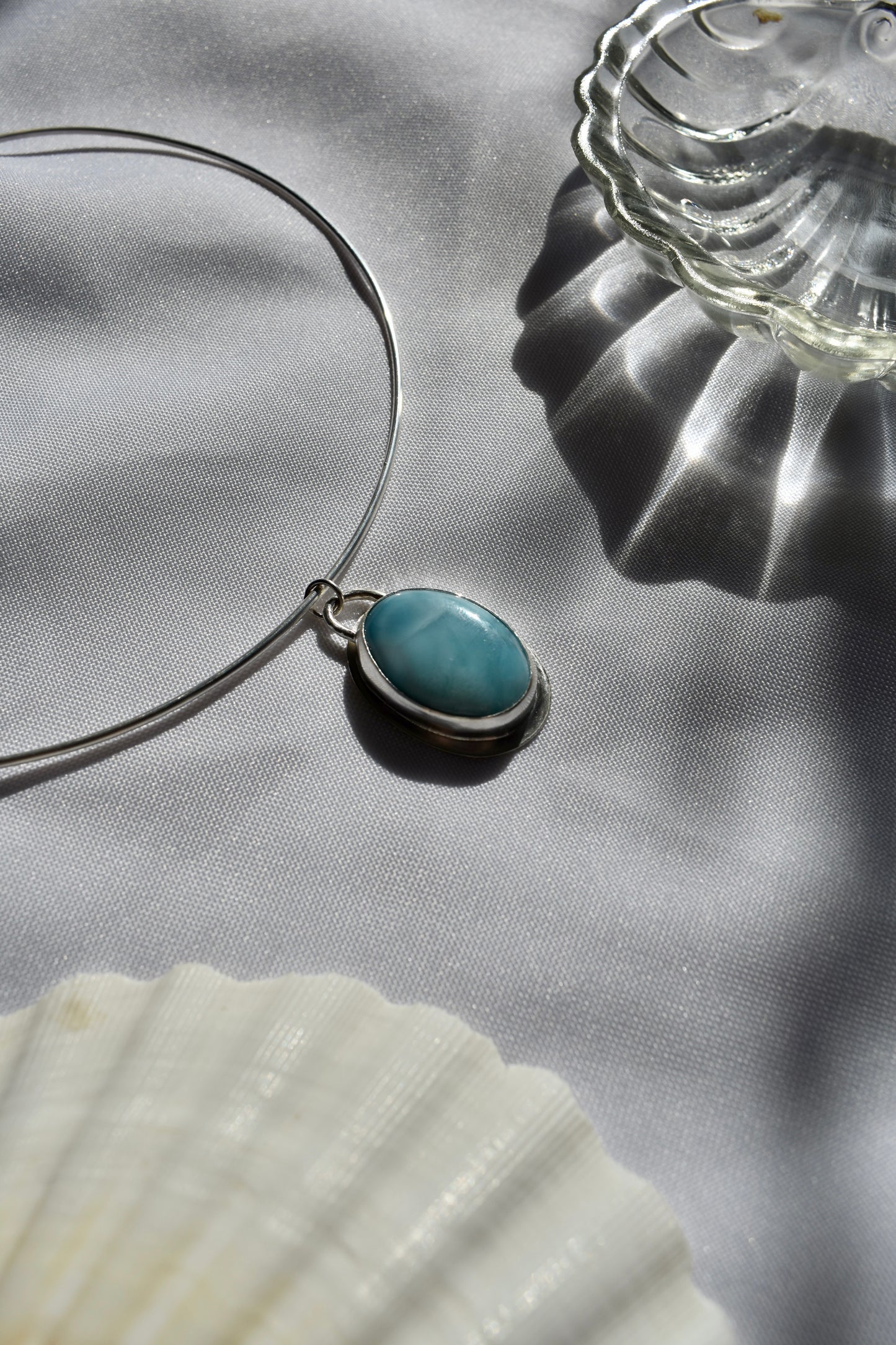 Larimar Collar Necklace