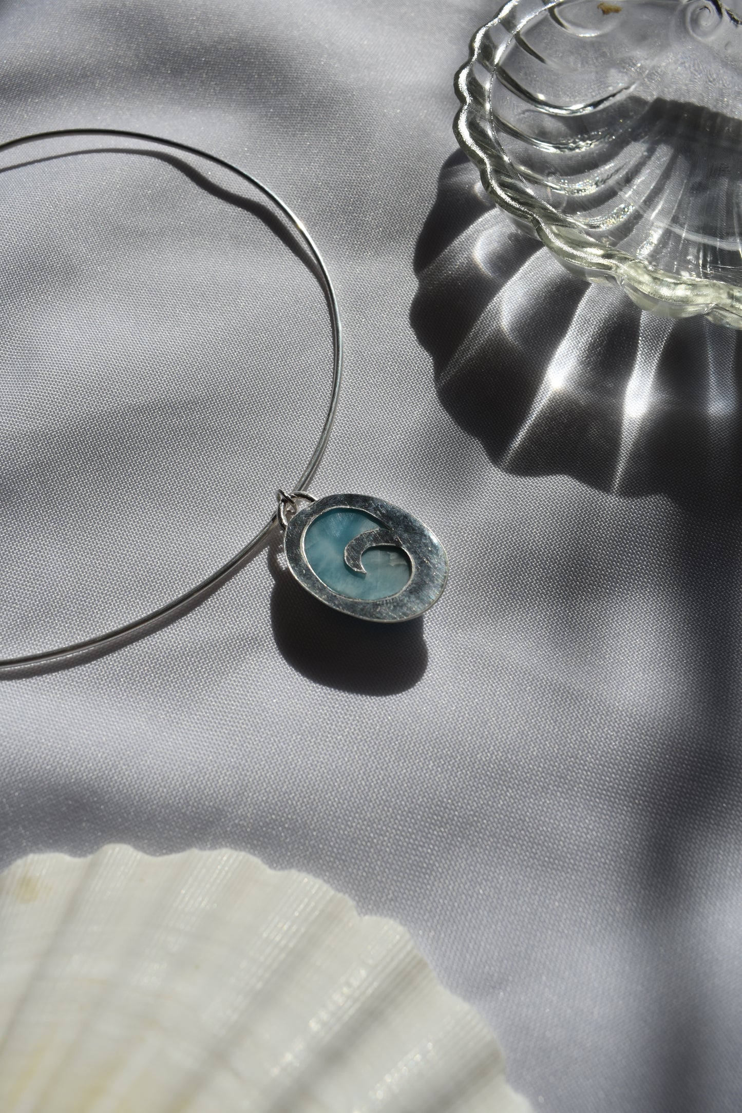 Larimar Collar Necklace