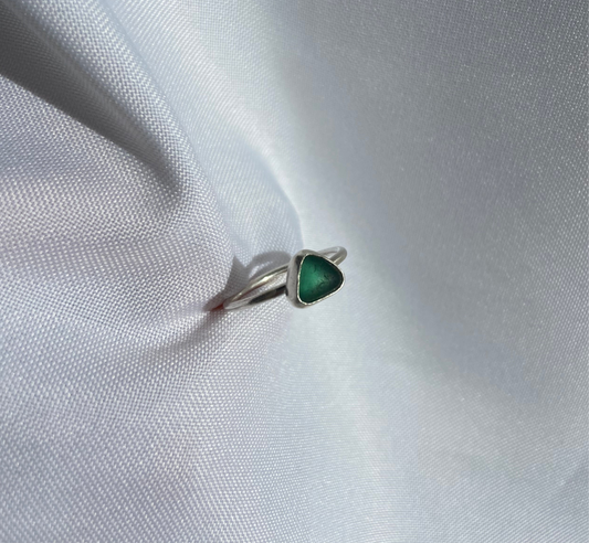 Turquoise Sea-glass Ring