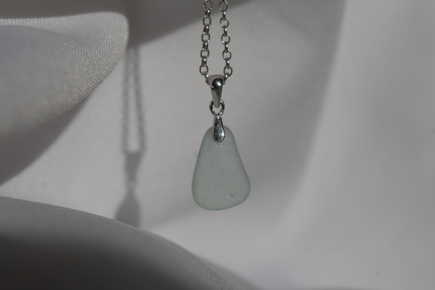 White Sea-glass Necklace