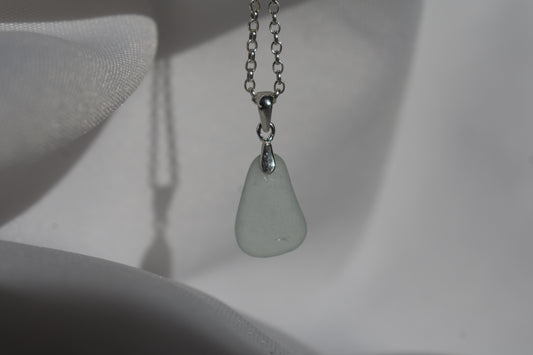 White Sea-glass Necklace