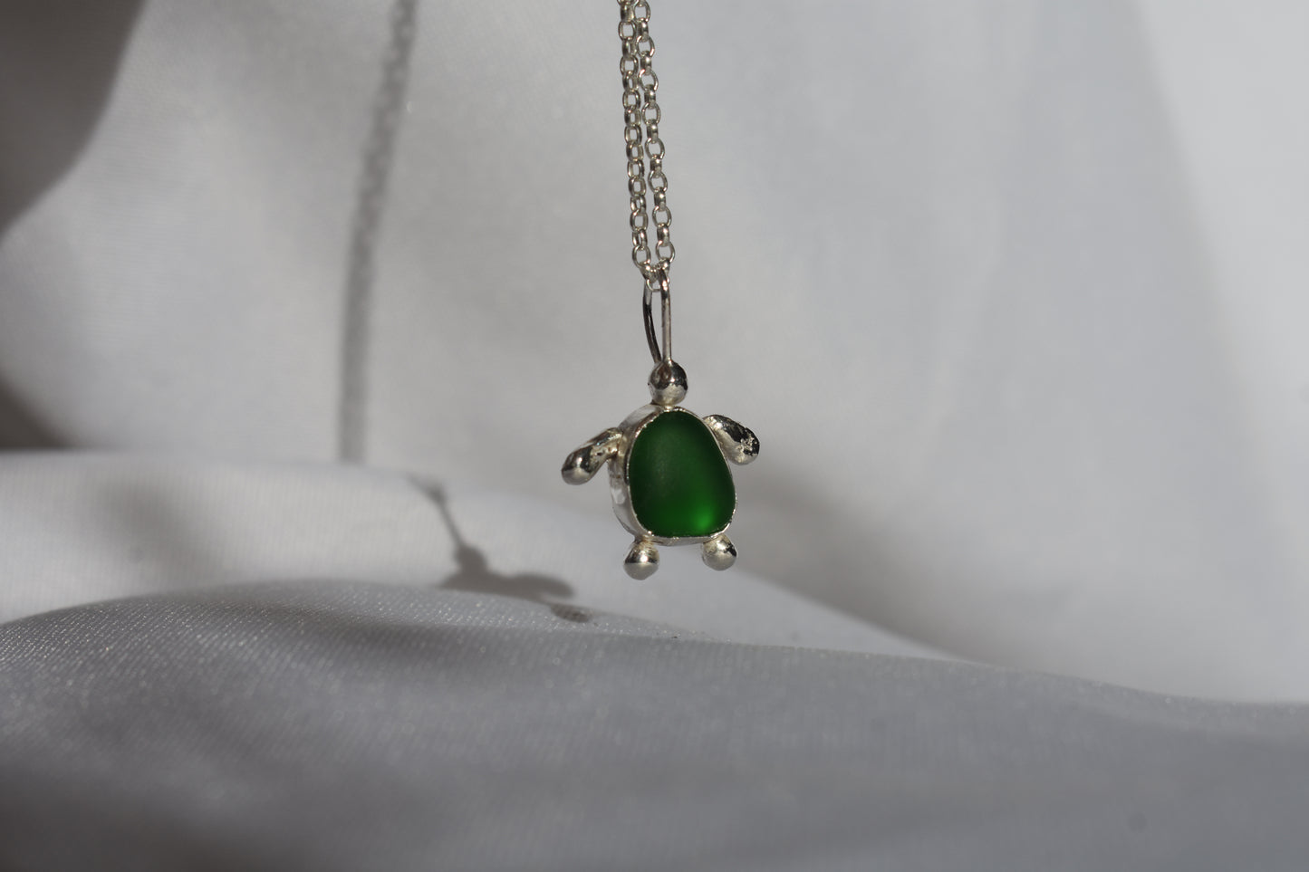 Sea-glass Turtle Pendant