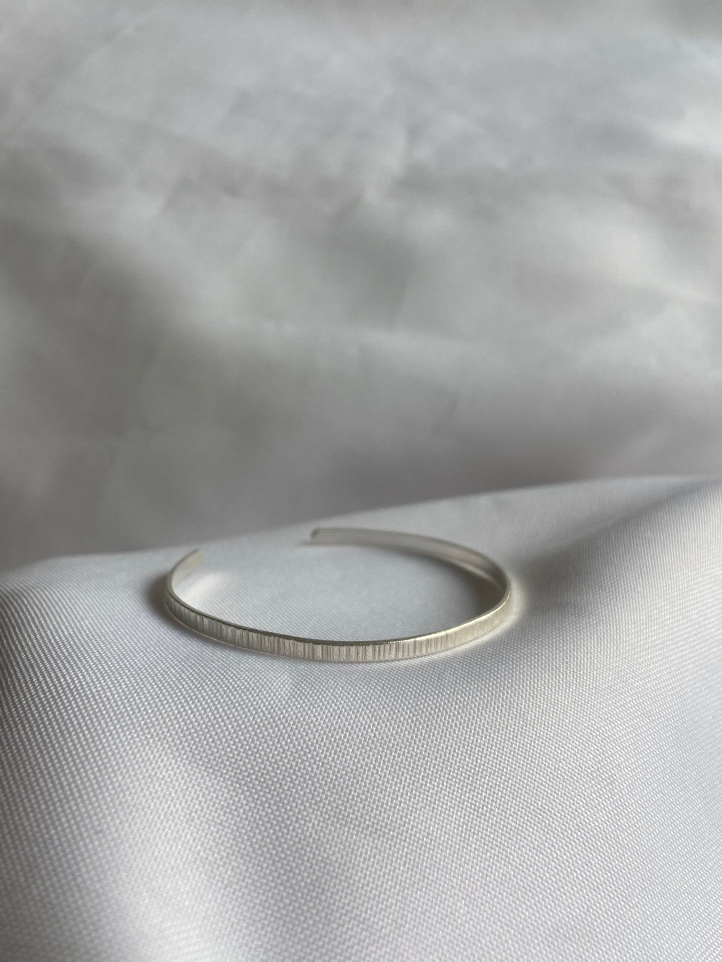 Hammered Striped Cuff