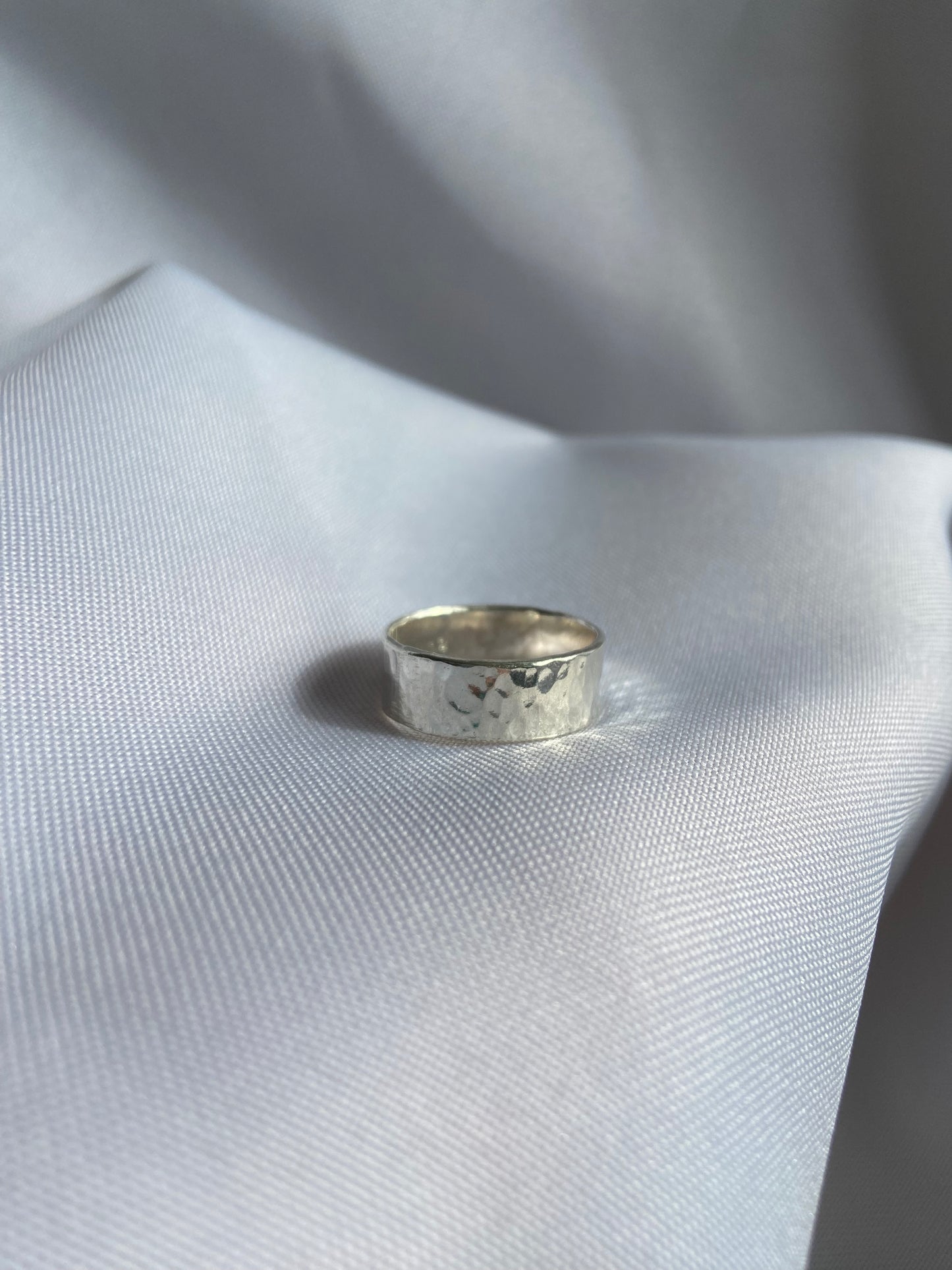 Hammered Ripple Ring