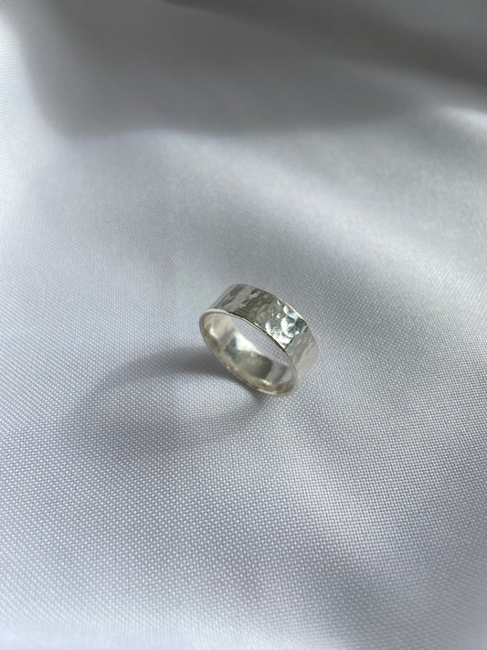 Hammered Ripple Ring