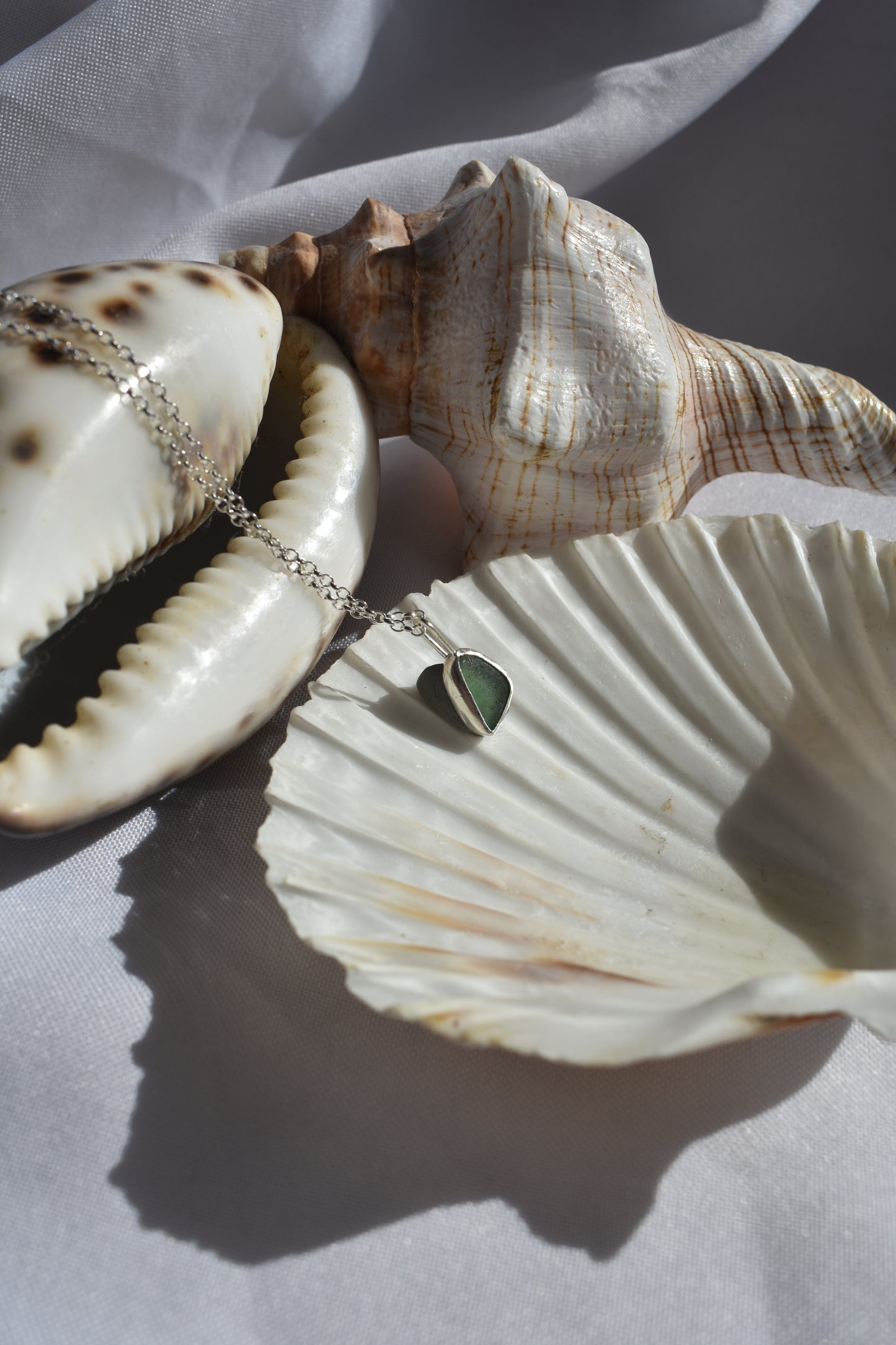 Green Sea-glass Necklace