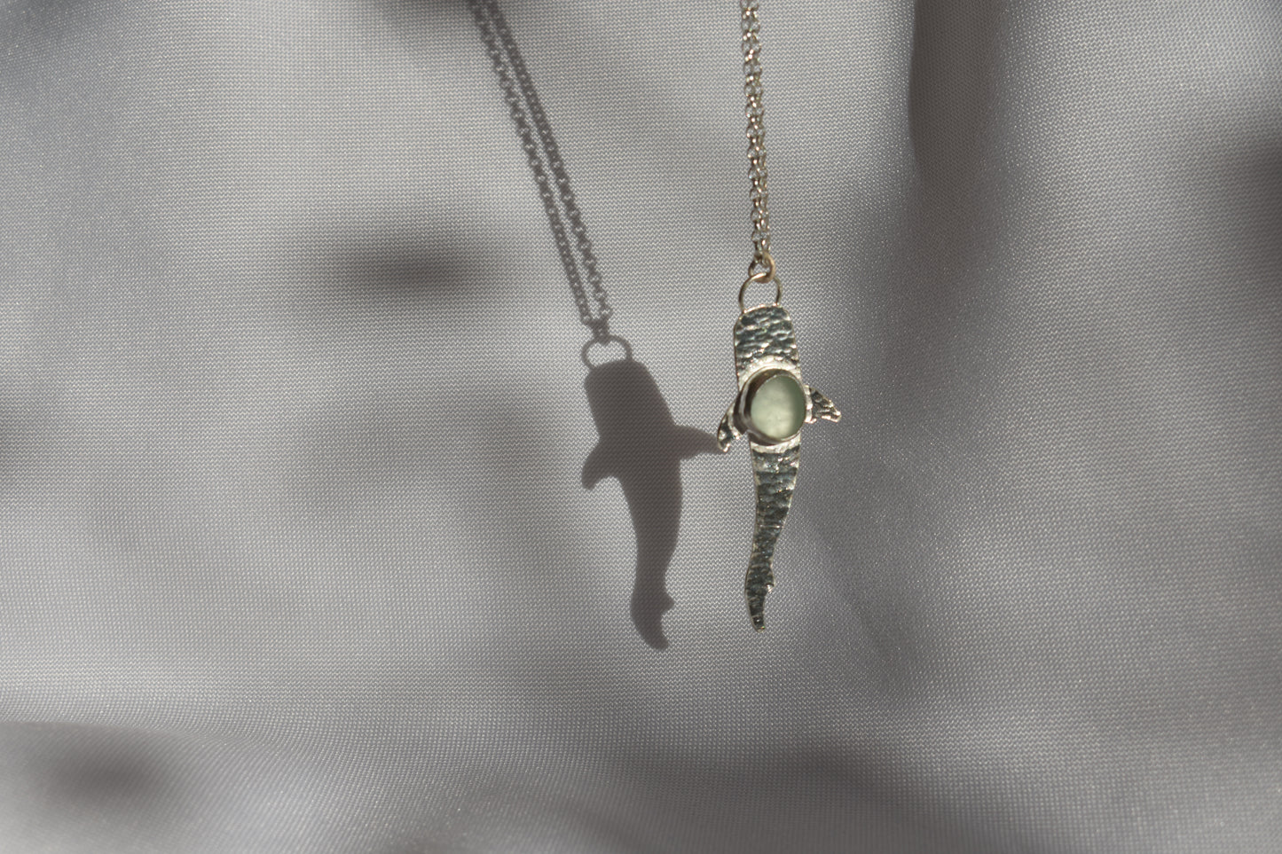 Sea-glass Whale Shark Necklace