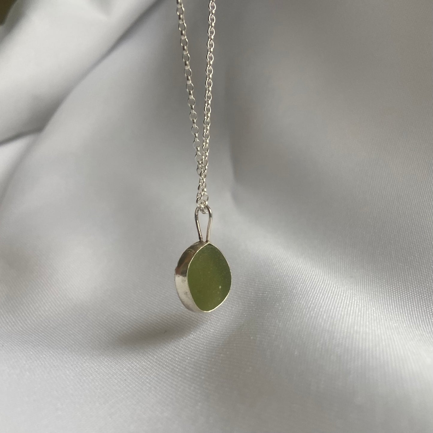 Green Sea-glass Pendant