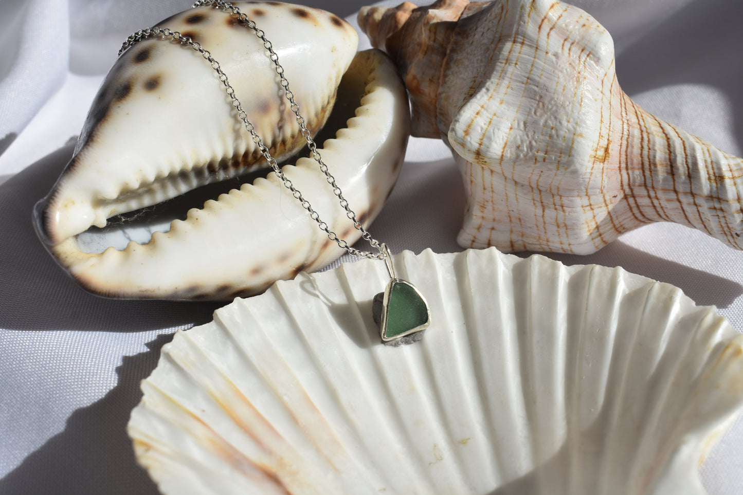 Green Sea-glass Necklace