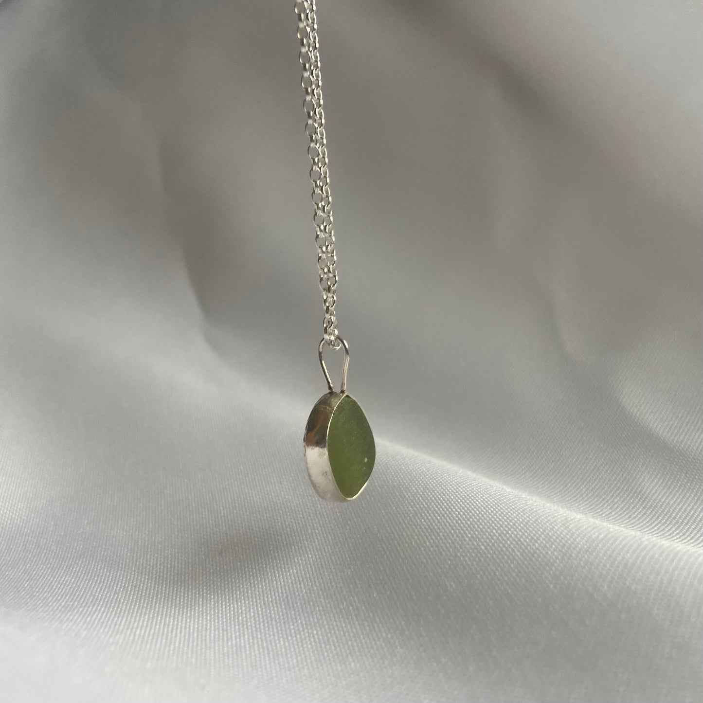 Green Sea-glass Pendant