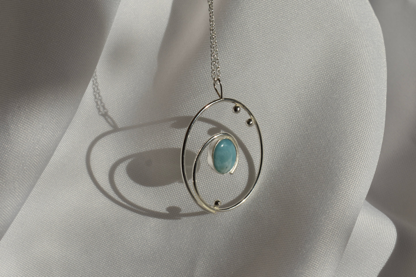 Larimar Tidal Pool Necklace