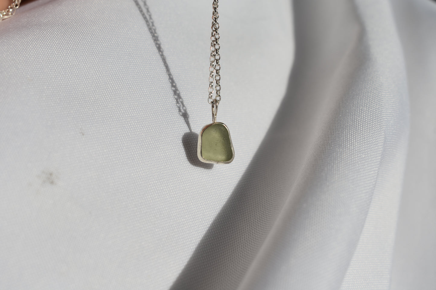 Seafoam Sea-glass Necklace