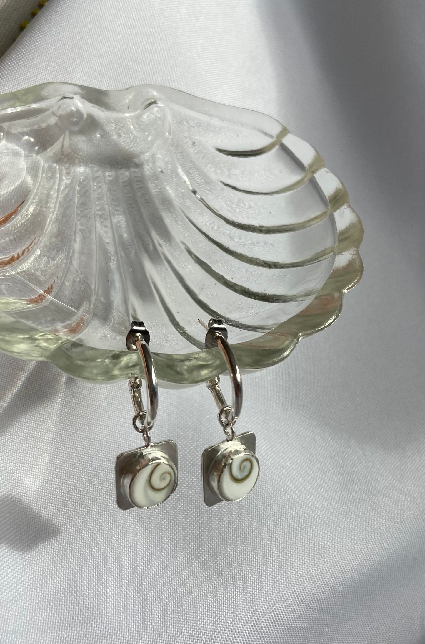 Shiva shell earrings